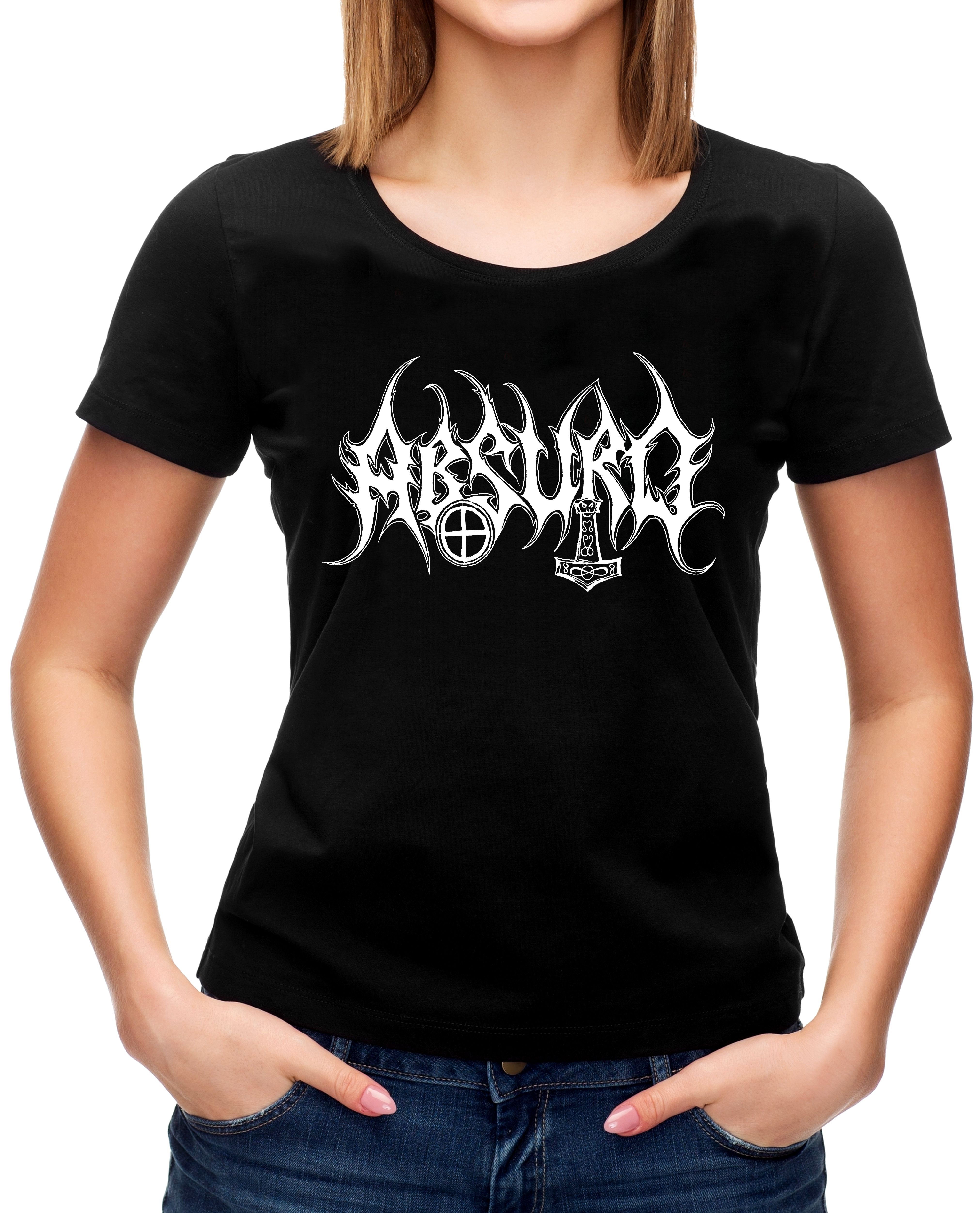 Absurd Logo T-Shirt, Black Metal Merch