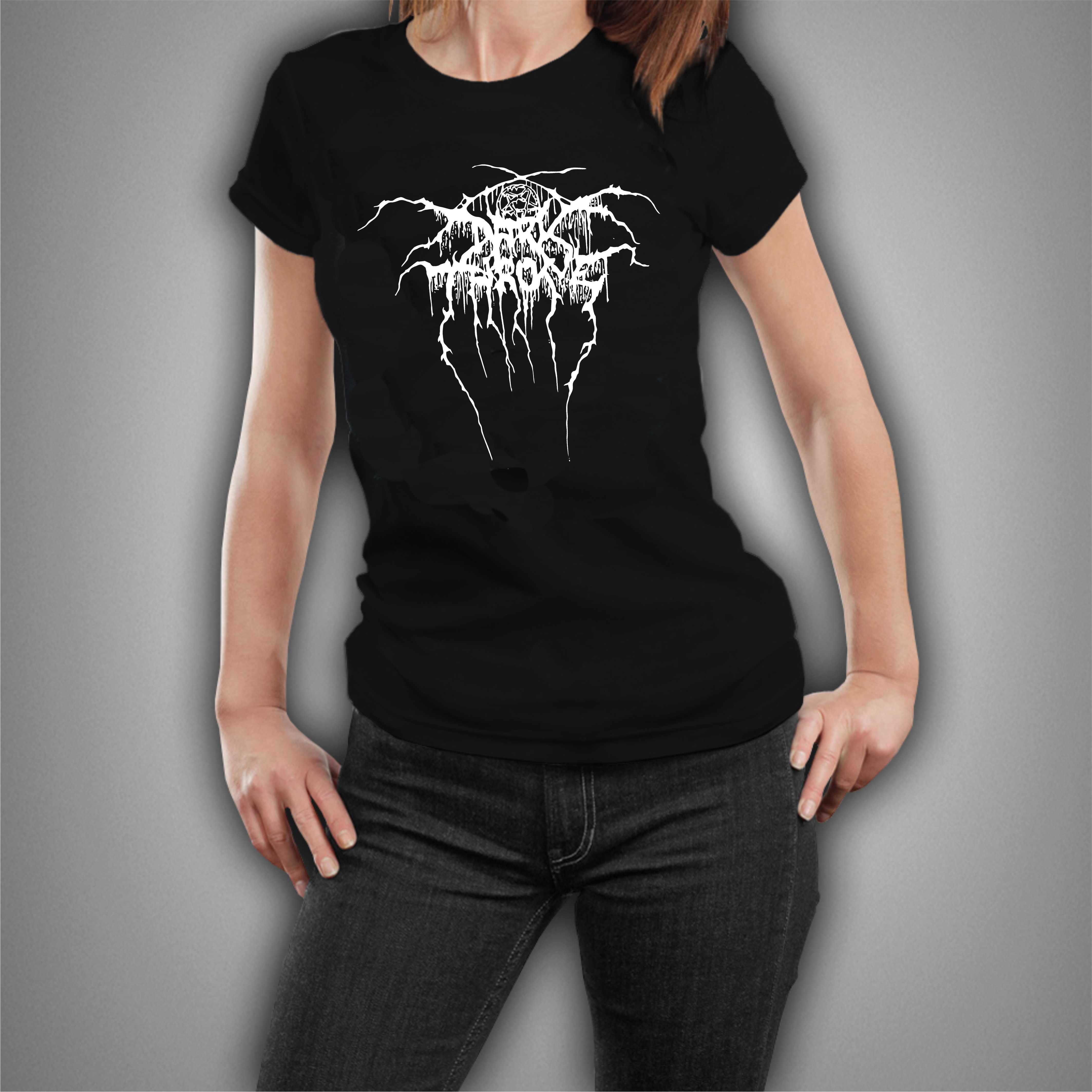 Darkthrone Logo Girlie T-Shirt – Metal & Rock T-shirts and Accessories