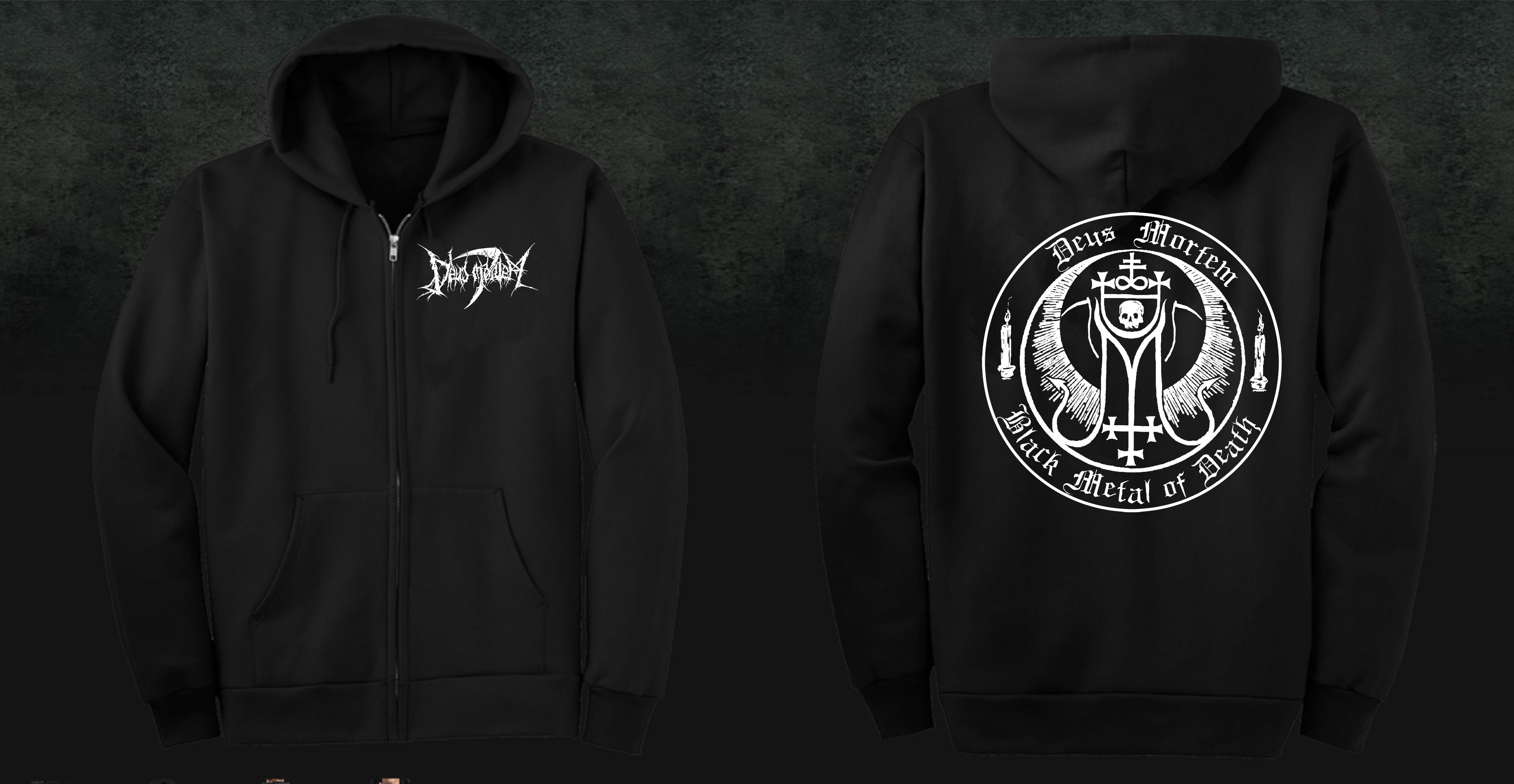 Deus Mortem Black Metal of Death Hoodie – Metal & Rock T-shirts and ...