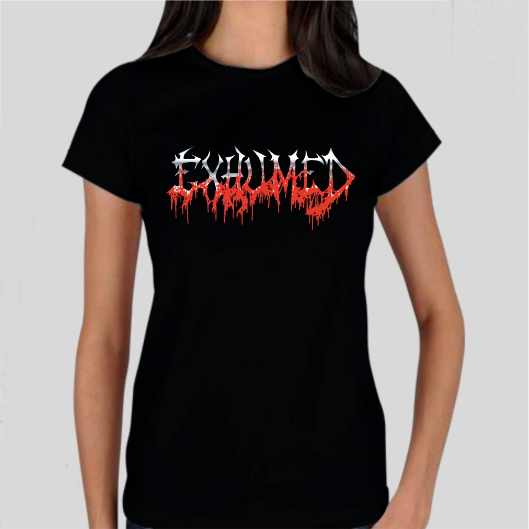 Exhumed Logo Girlie T-Shirt – Metal & Rock T-shirts and Accessories
