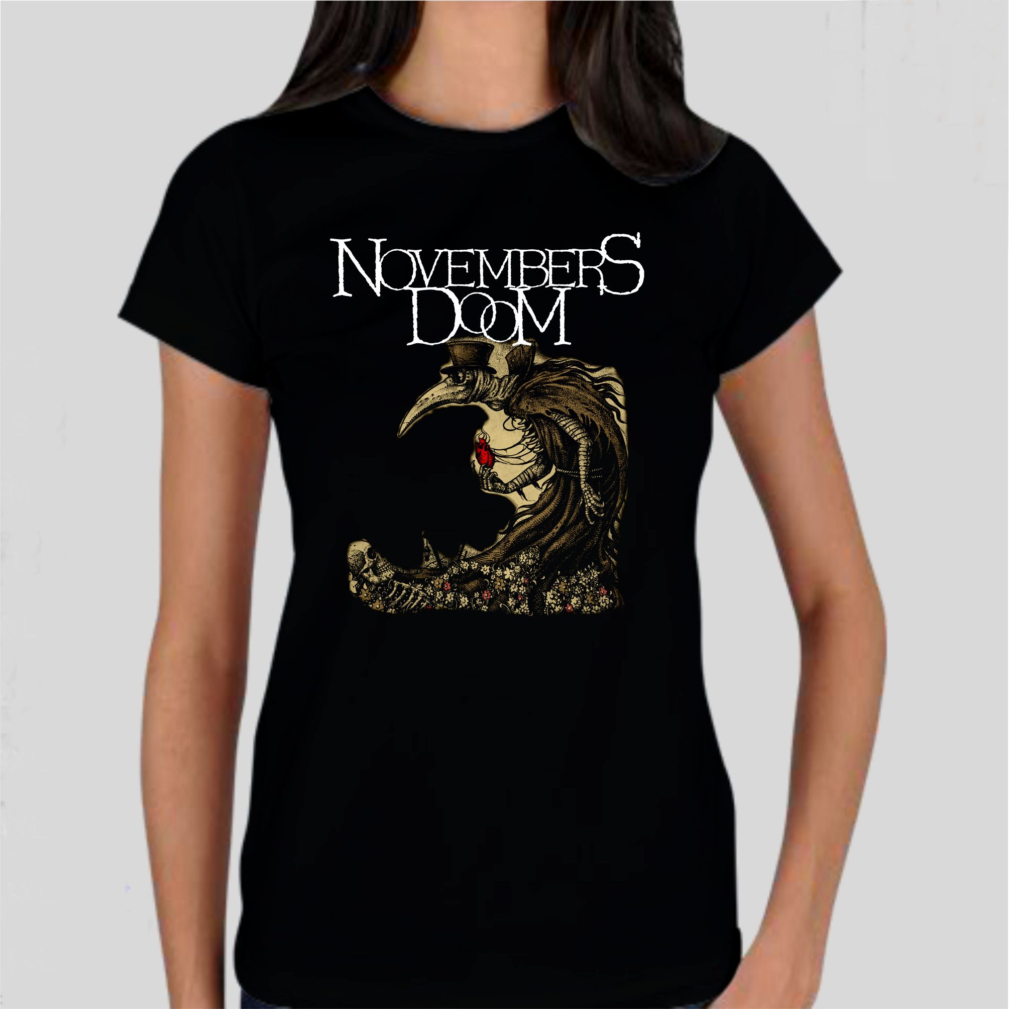 Novembers Doom Hamartia girlie t-shirt – Metal & Rock T-shirts and ...