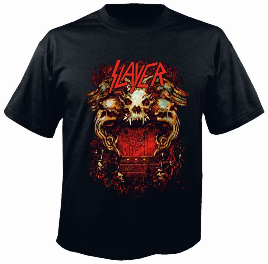 Slayer Skull T-Shirt – Metal & Rock T-shirts and Accessories