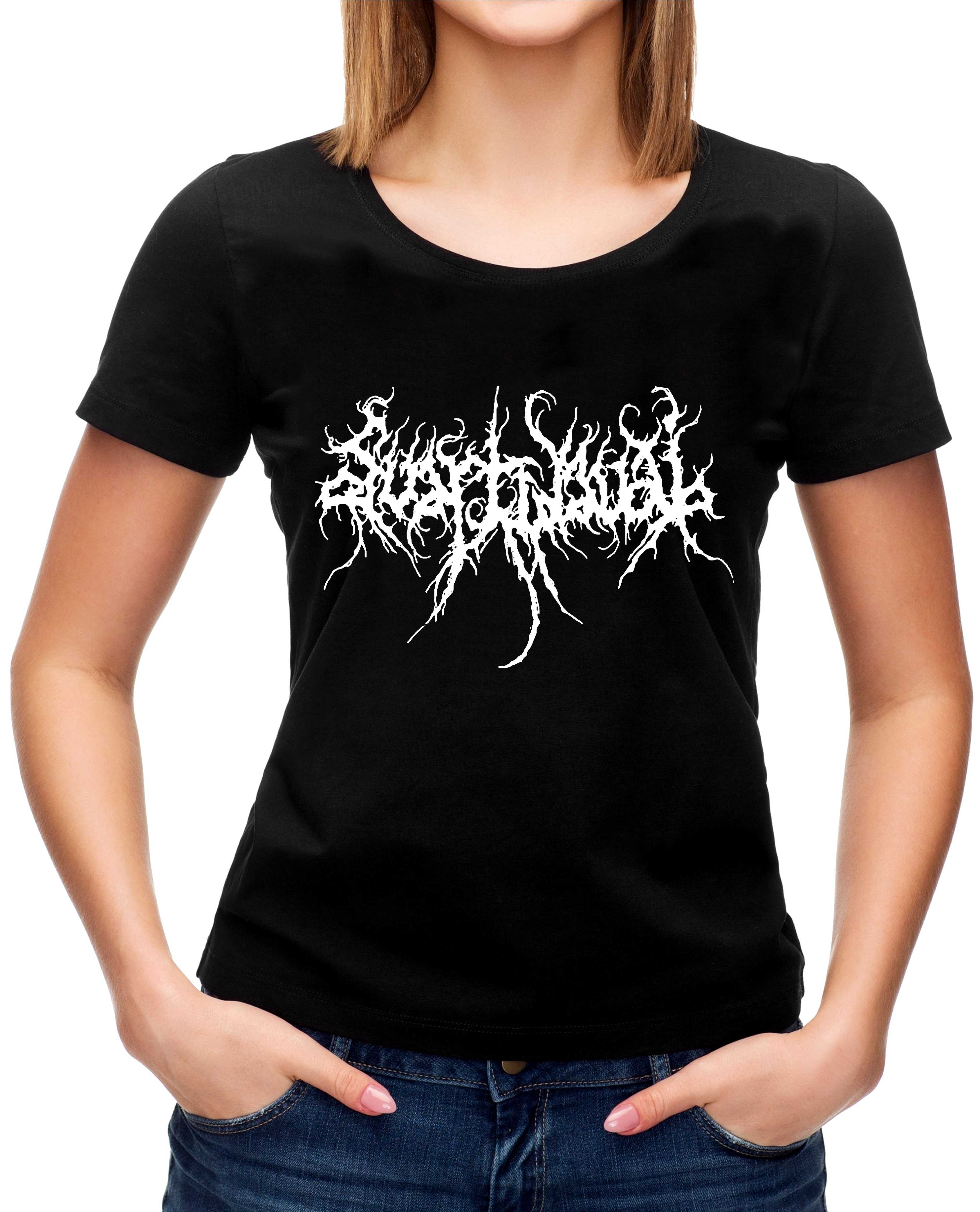Svartidaudi Logo Girlie T-Shirt – Metal & Rock T-shirts and Accessories